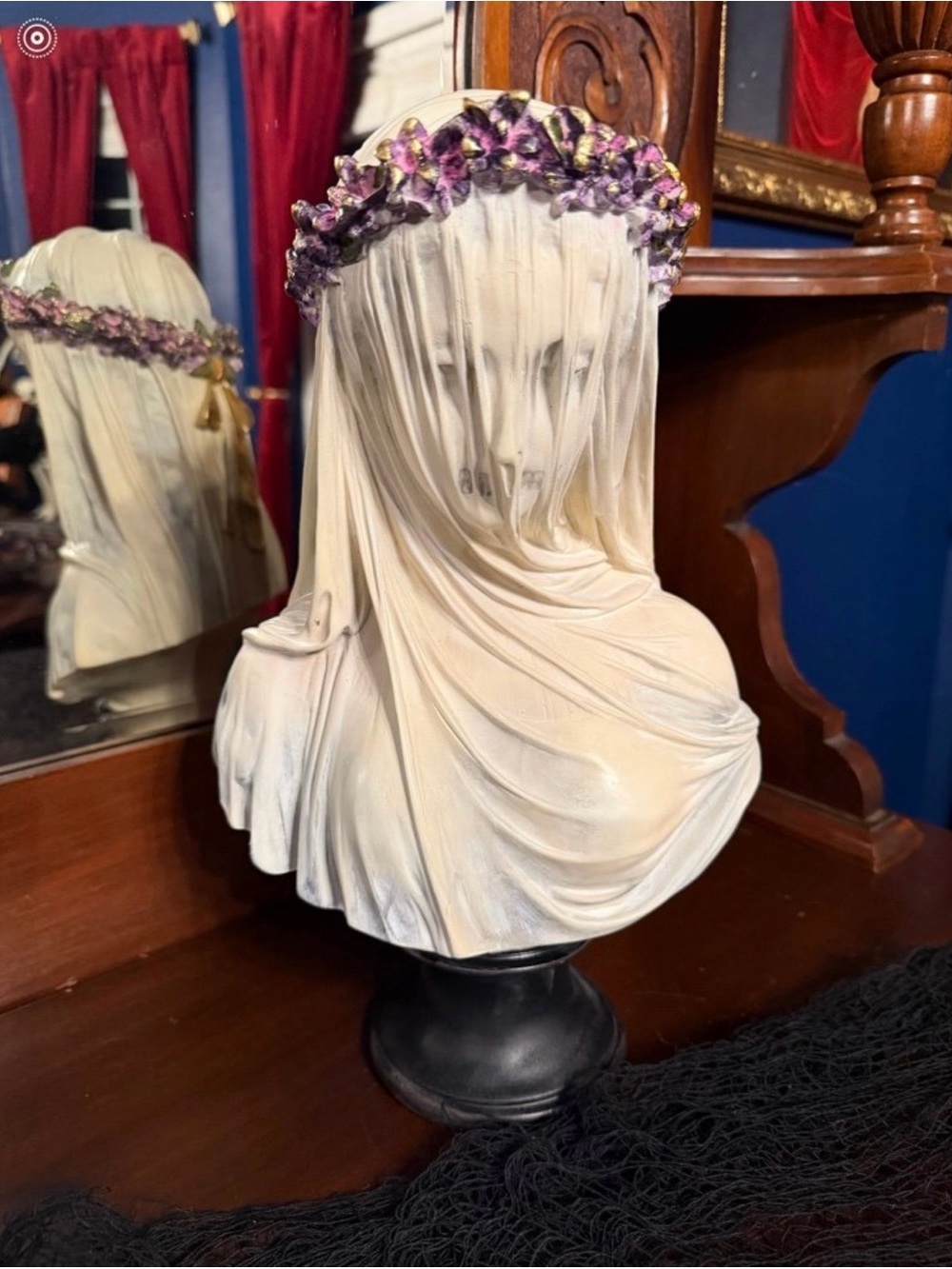 Ashland Halloween Veiled Maiden Bride Sculptural Bust Michael’s